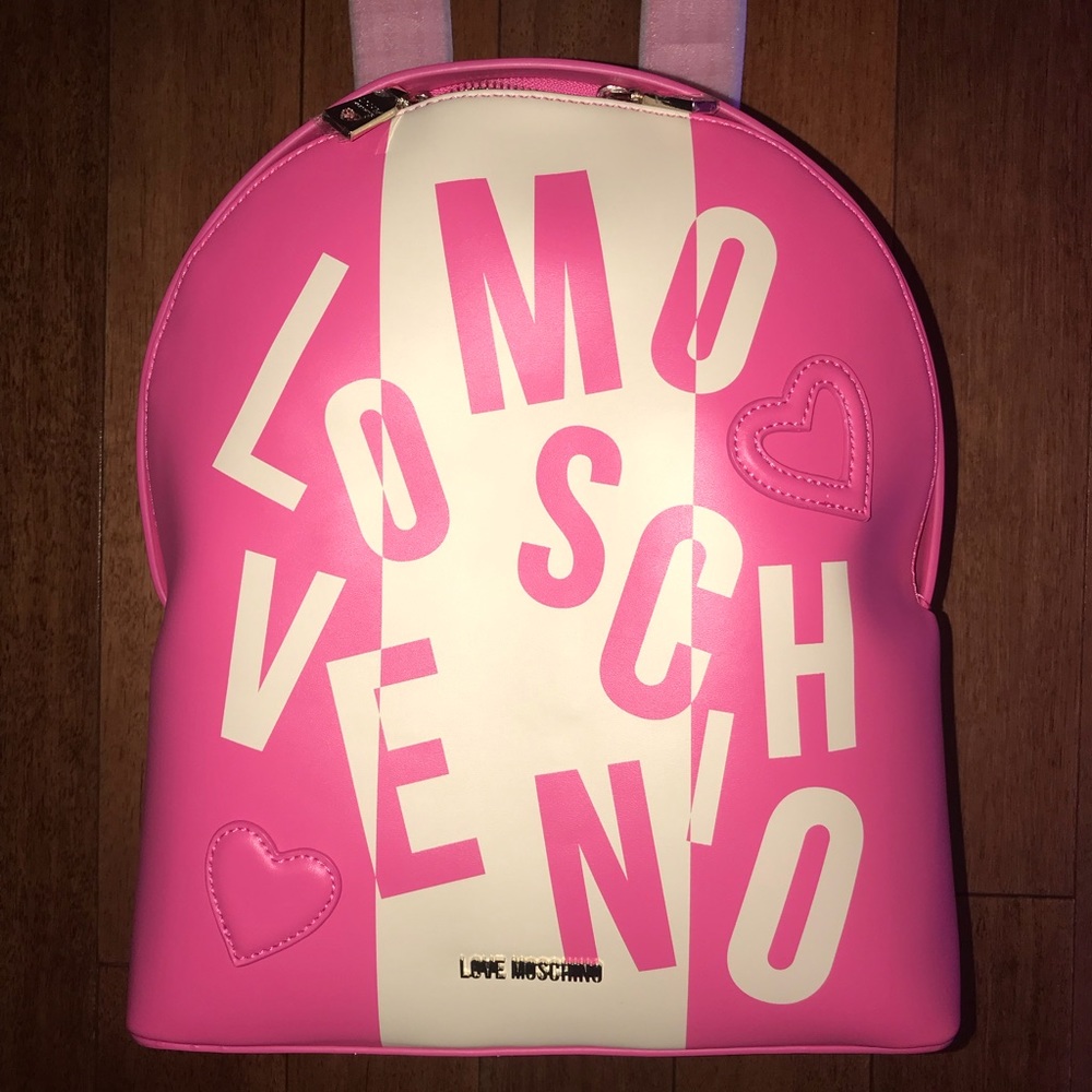 AUTHENTIC MOSCHINO PINK BACKPACK
